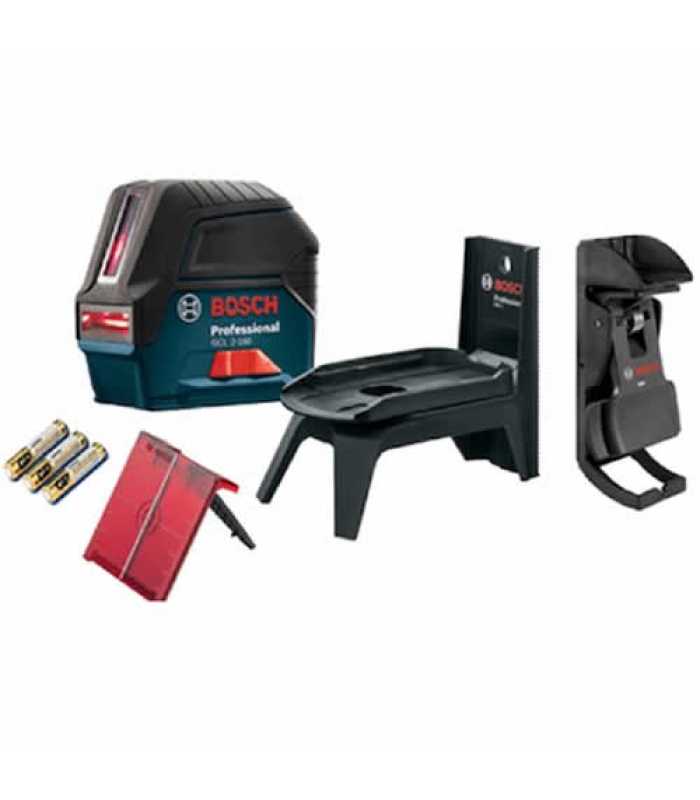 Bosch GCL2160 [GCL 2-160] Self-leveling Cross-line Combination Laser with Plumb Points